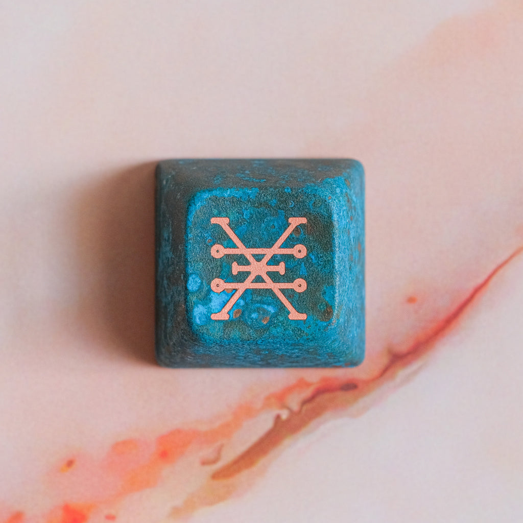 SA Copper Artisan Keycaps Salvun